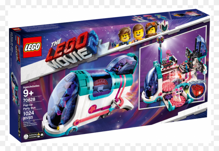 981x653 1 Lego Movie 2 Pop Up Party Bus, Toy, Wheel, Machine HD PNG Download
