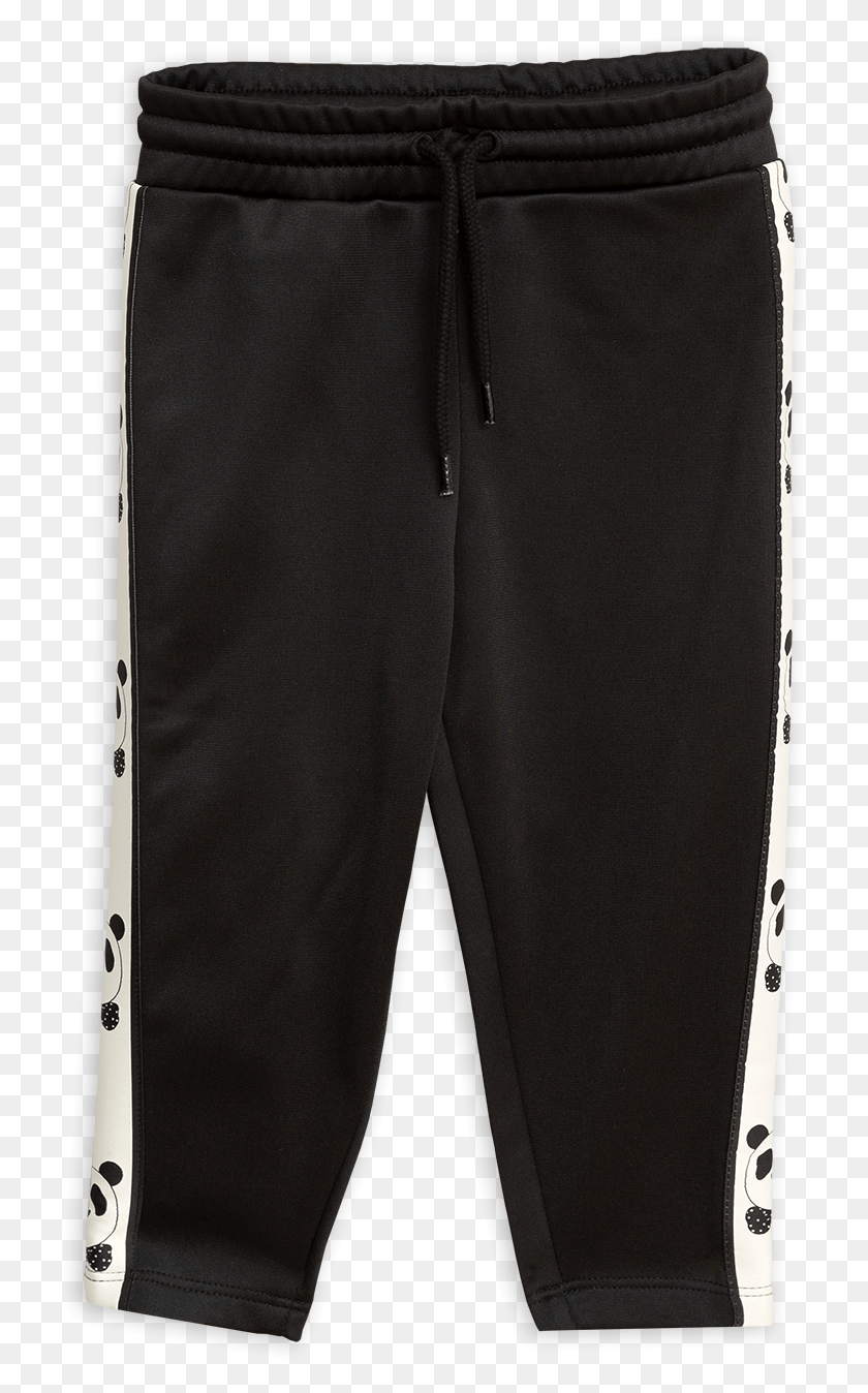 724x1288 1 Mini Rodini Panda Wct Pants Black Pid1913011299 Track Pants, Clothing, Apparel, Shorts HD PNG Download