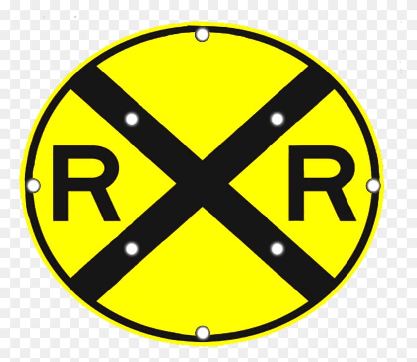 1215x1043 1 Railroad Advance Warning Sign Railroad Crossing Street Signs, Symbol, Sign, Car HD PNG Download
