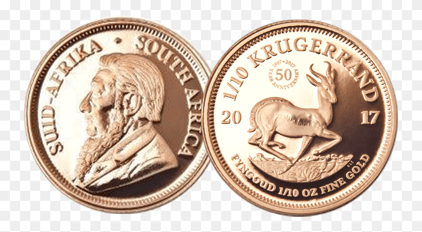 745x402 10 Krugerrand Gold Coin, Money, Nickel, Dime HD PNG Download