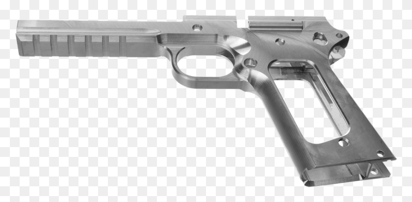 845x382 100 Frame Hellfire Armory 1911 Frame, Gun, Weapon, Weaponry HD PNG Download
