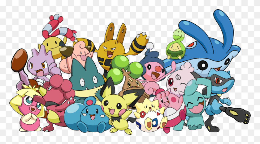 1024x535 1024X535 Bebés Bebé Pokémon Gen, Doodle Hd Png