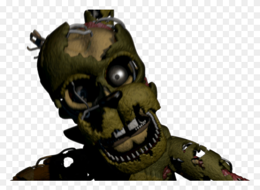 812x577 1024x576 Img 8030 Five Nights At Freddy39s Drawings Springtrap, Toy, Figurine, Face HD PNG Download