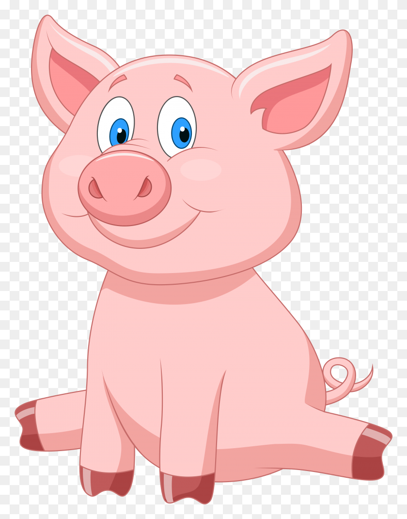 3783x4903 1062c7 34485865 Orig 39105000 Pixels Cartoon Illustrations Pig Cartoon, Mammal, Animal, Hog HD PNG Download