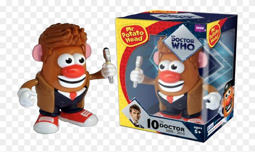 728x442 10th Doctor David Tennant Mr Potato Head By Underground Mr Potato Head Hair, Person, Human, Toy HD PNG Download