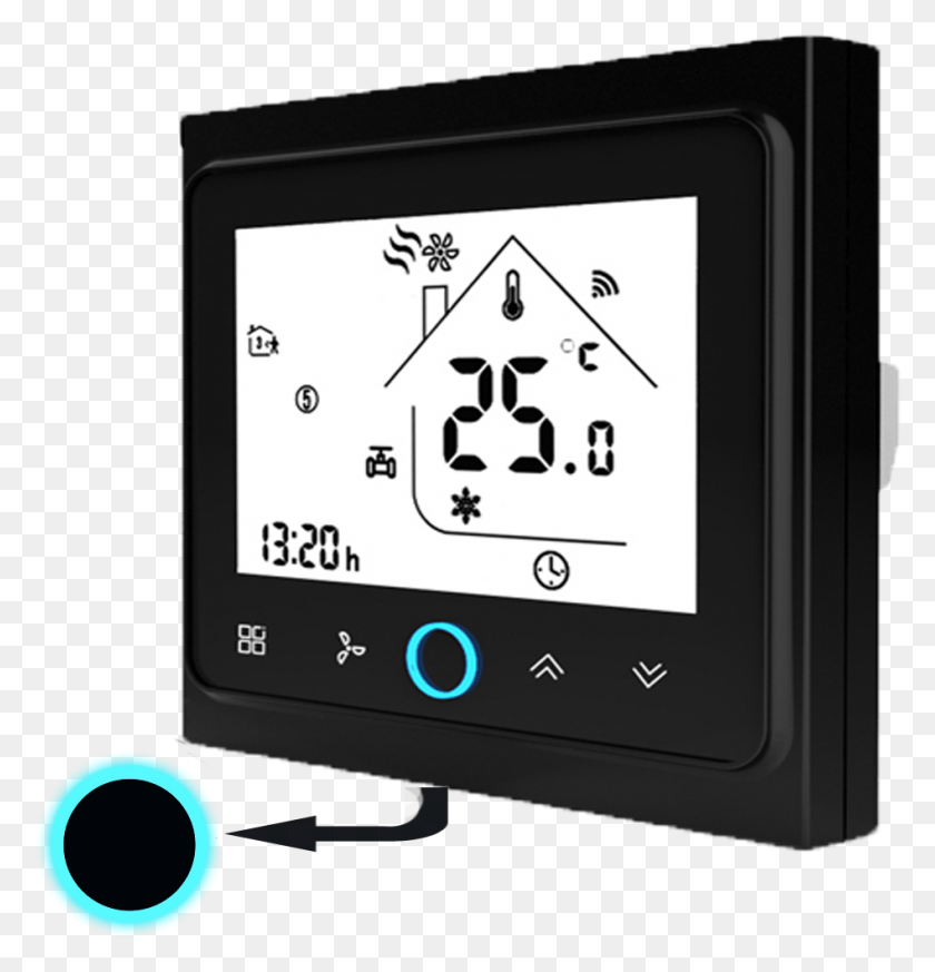 947x988 10v Modulating Room Thermostat Termostato Alexa, Electronics, Gps, Mobile Phone HD PNG Download