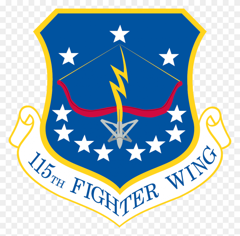 963x946 115Th Fighter Wing 180Th Fighter Wing Logo, Símbolo, Emblema, Marca Registrada Hd Png