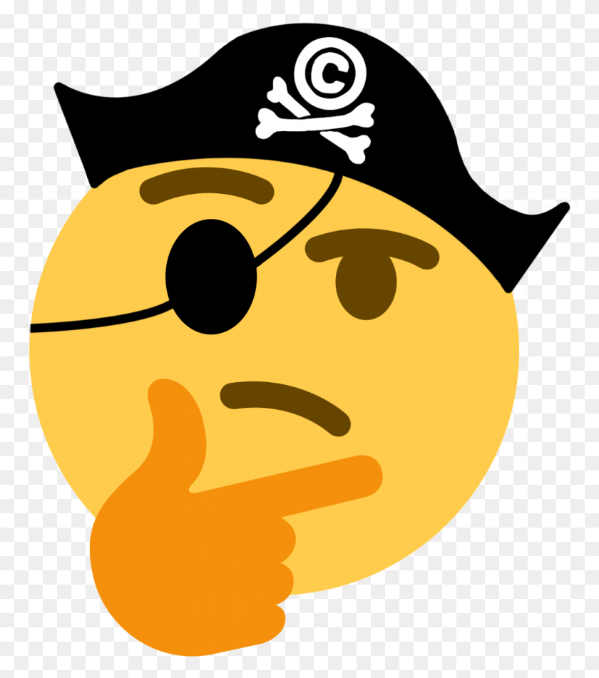 992x1134 1189x1227 0totiol Pirate Emoticon, Label, Text, Face HD PNG Download
