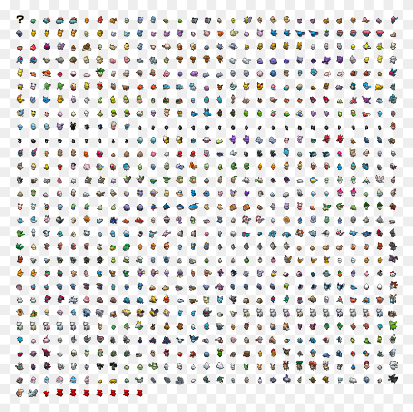 1209x1205 1218x1218 Pokemon Rumble Blast Spritesheet First Nations Of Canada Word Search, Texture, Pattern, Polka Dot HD PNG Download