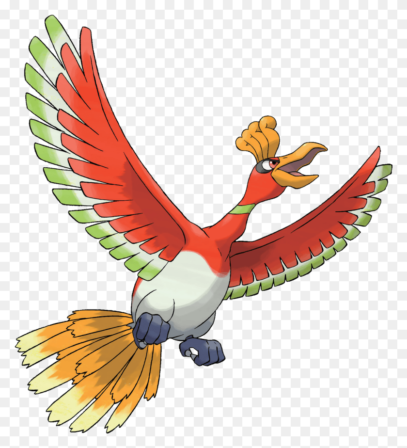1156x1281 1280x1280 Heart Gold Thread Ho Oh Pokemon, Bird, Animal, Flying HD PNG Download