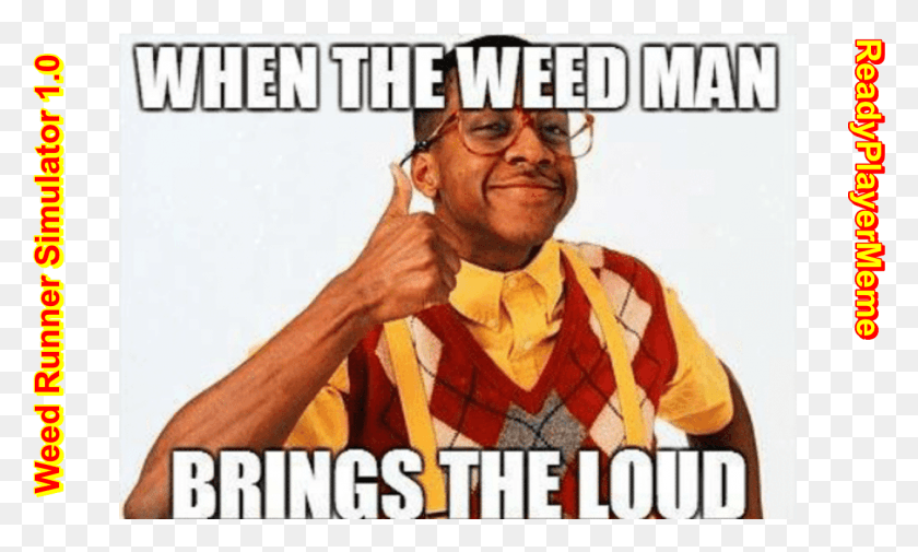 1262x721 1280x720 Weed Steve Urkel, Person, Human, Word HD PNG Download