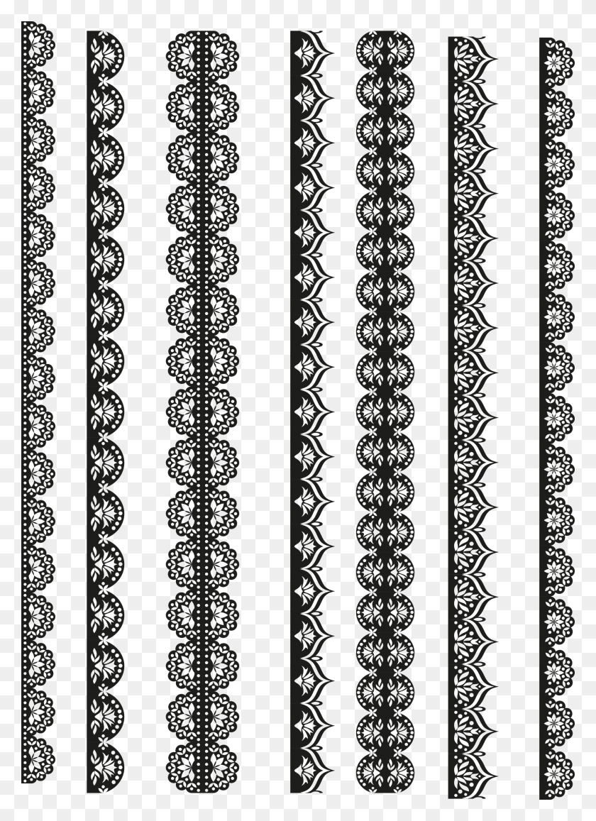 2000x2814 12Ff49 E4D51740 Orig Border Pattern Lace Border Avtorskie Printi Olgi Zhebchuk, Alfombra, Textura, Cortina Hd Png Download