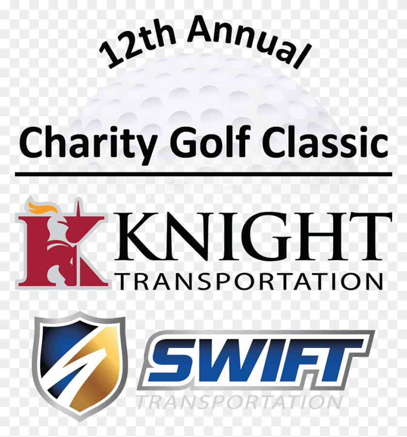 901x973 12th Annual Charity Golf Classic Presented By Knight Knight Transportation, Text, Logo, Symbol HD PNG Download
