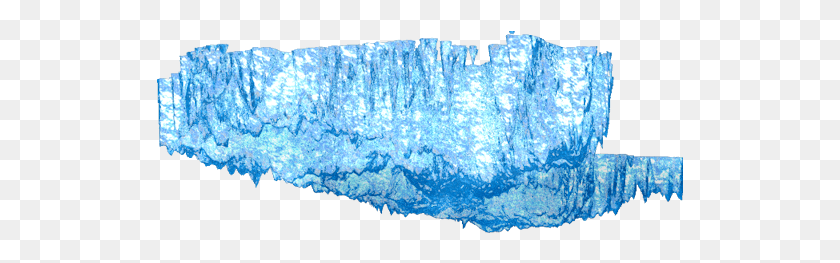 527x203 134k Water Fall6 Blu 06 Feb 2009 Drawing, Nature, Ice, Outdoors HD PNG Download