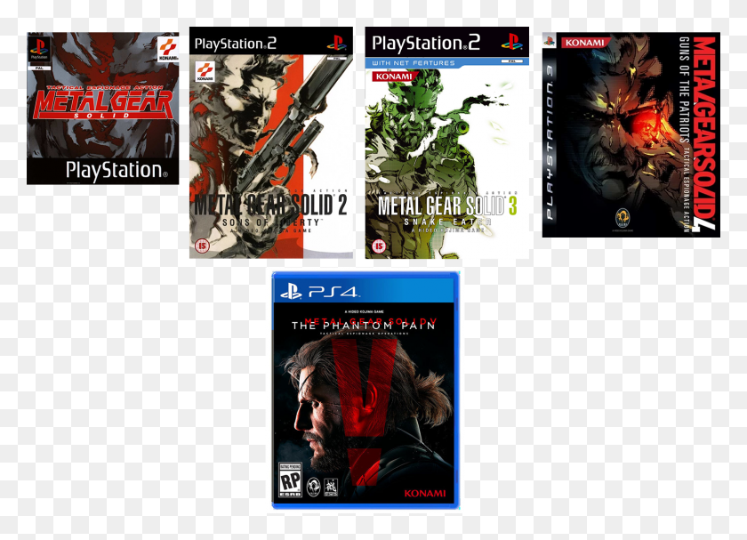 1484x1041 Descargar Png Boxart Metal Gear Solid 5, Persona, Humano, Cartel Hd Png