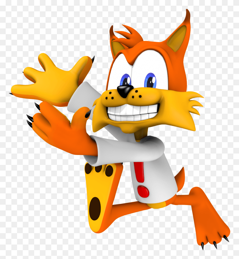 1184x1292 1500x1500 Bubsy 3d Bubsy 3d, Toy, Hand, Performer HD PNG Download