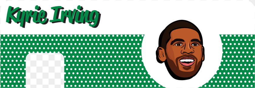 1351x468 Kyrie Irving, Adult, Face, Female, Head Sticker PNG