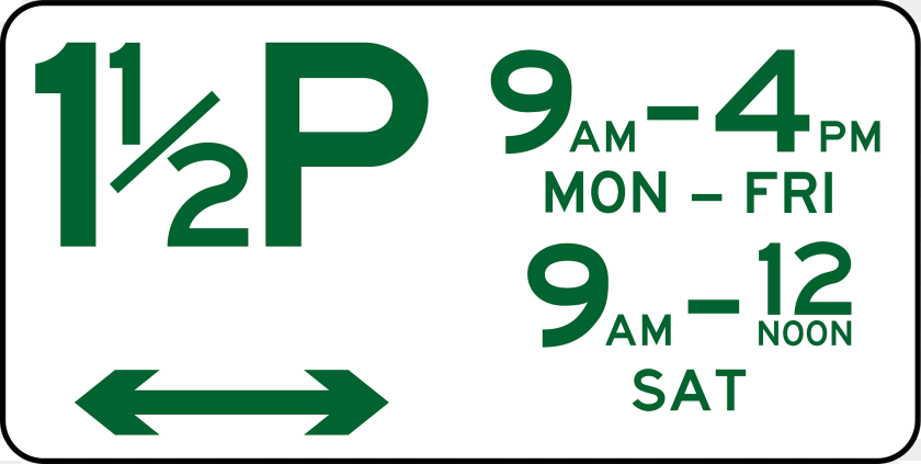 1920x966 17 Parking Permitted 1 And A Half Hours Clipart, Text, Symbol, First Aid, Number PNG