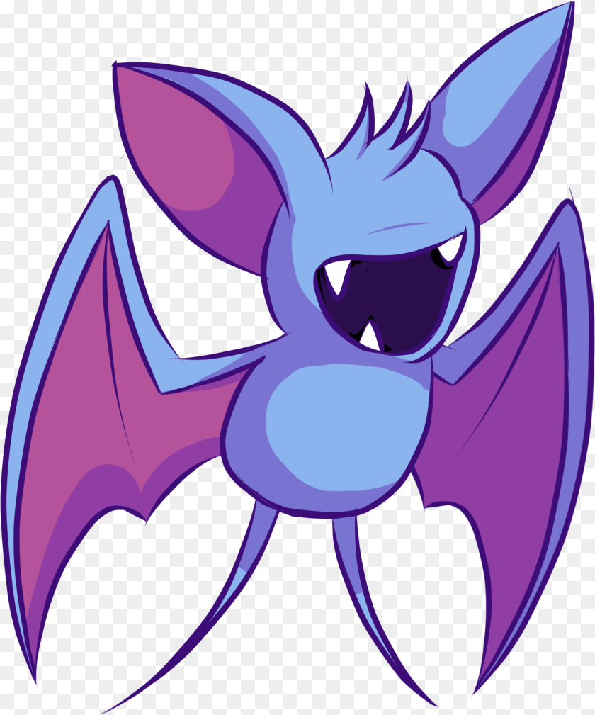 Zubat, Purple, Animal, Fish, Sea Life PNG
