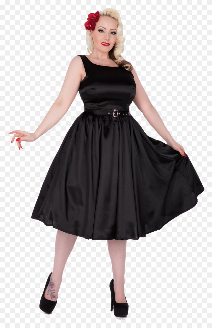 1068x1698 179 1131B Modelo Vintage Recortado Transparente 1 Pequeño Vestido Negro, Ropa, Vestimenta, Mujer Hd Png