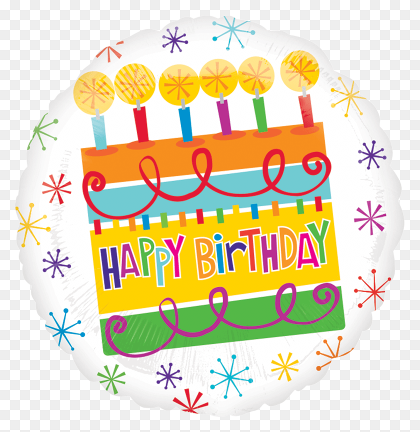 1400x1444 18 Happy Birthday Cake Circle, Envelope, Mail, Greeting Card HD PNG Download