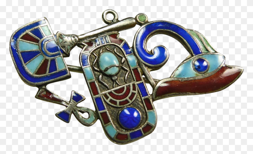 1350x779 1920s Egyptian Revival Pin Made Up Of The Eye Of Horus Opal, Jewelry, Accessories, Accessory HD PNG Download