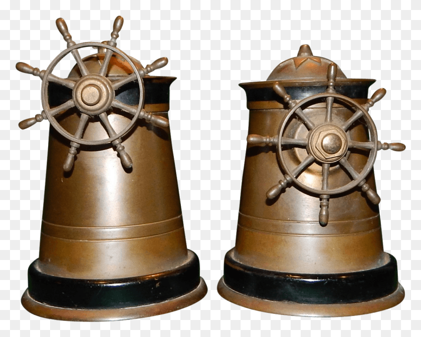 1110x875 1920s Nauticalmaritime Brass Ship Wheel Ashtray And Brass, Bronze, Chess, Game HD PNG Download