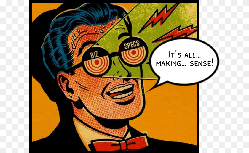 1950s X Ray Glasses, Publication, Art, Book, Comics Sticker PNG