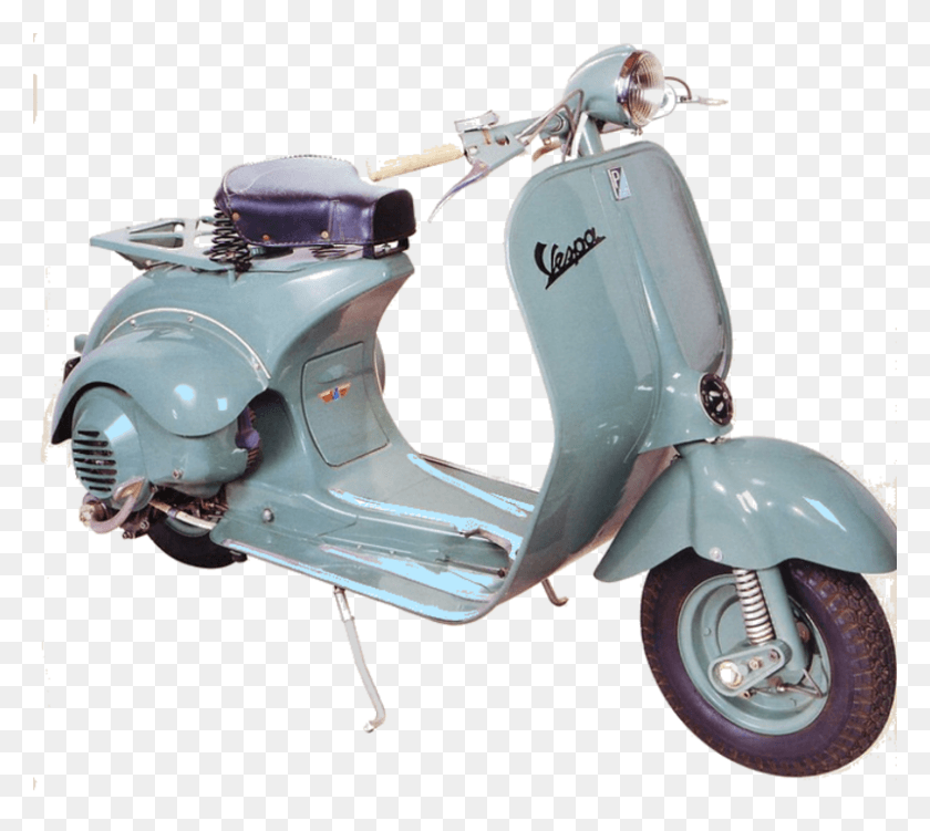 800x709 1953 Vespa U, Motorcycle, Vehicle, Transportation HD PNG Download