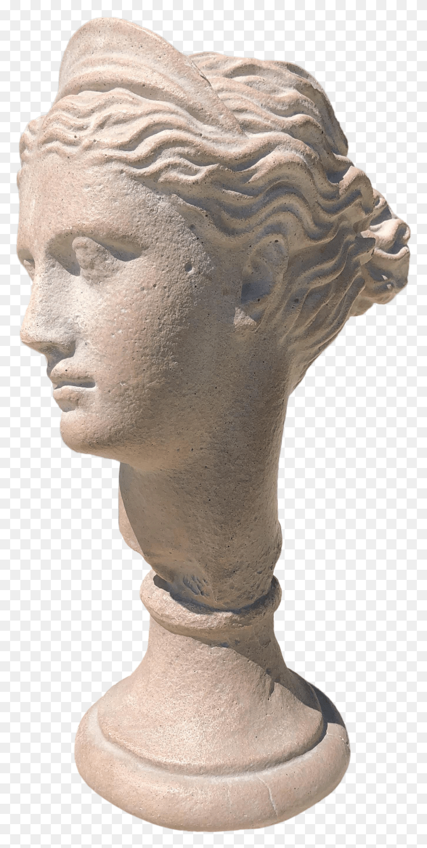 1356x2795 1980s Neoclassical Austin Productions Grecian Bust Bust, Head, Sculpture HD PNG Download