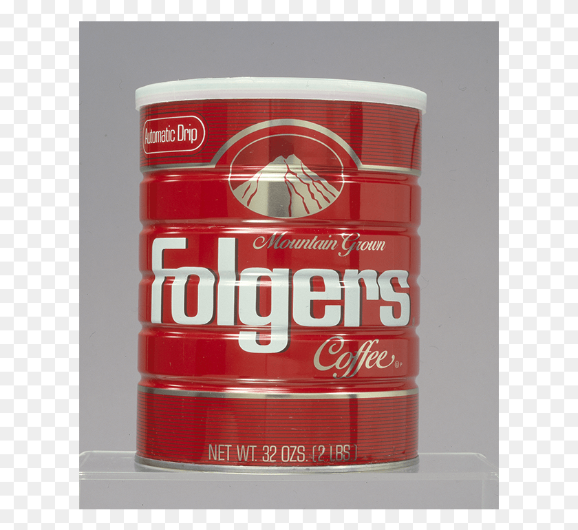 611x710 1981 Folgers, Tin, Can, Soda HD PNG Download