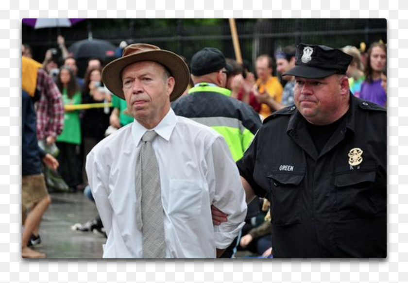894x600 1988 Predictions Redux James Hansen Arrested, Person, Human, Police HD PNG Download
