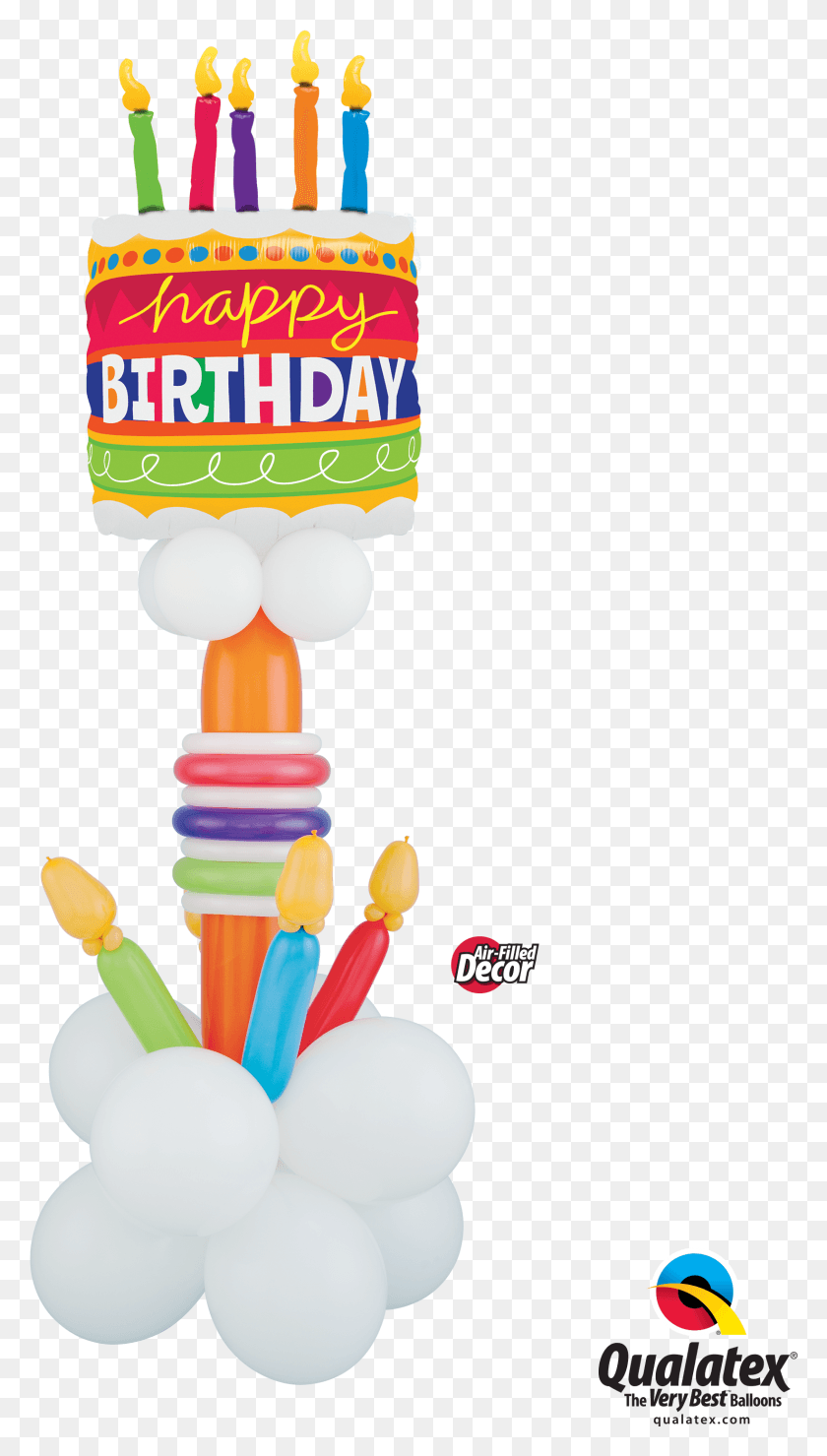 1641x2987 1st 100 Szlinapi Lufik, Birthday Cake, Cake, Dessert HD PNG Download