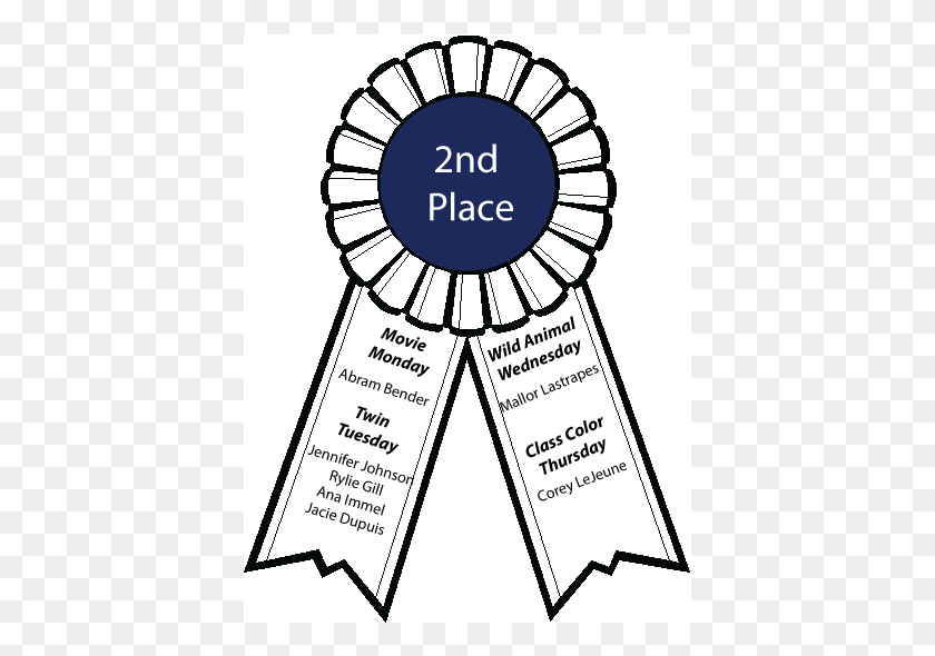 1st Place 2nd Place Ribbon For Honor Pupils, Label, Text, Symbol HD PNG Download