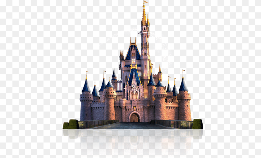 467x510 2 Cinderella Castle, Architecture, Building, Fortress, Spire Sticker PNG