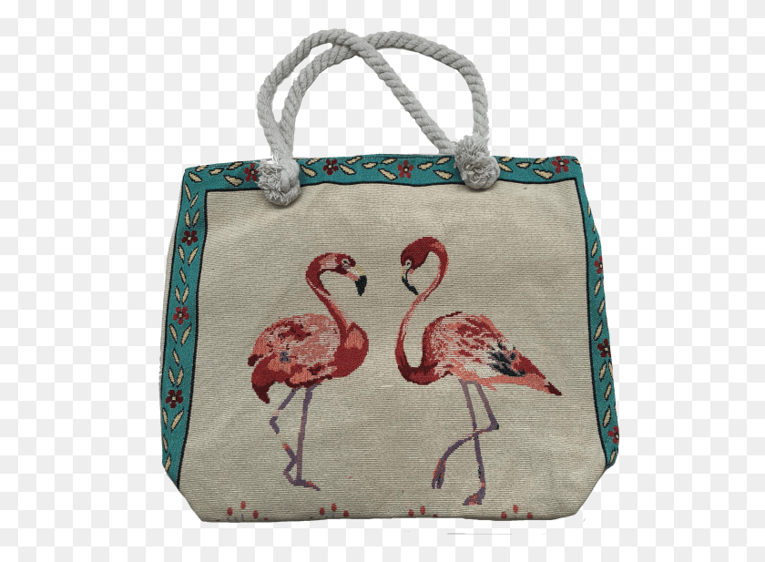 522x557 2 Flamingos Handbag, Bag, Accessories, Accessory HD PNG Download