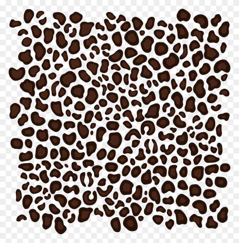 801x817 2 Leopard, Pattern, Rug, Stain HD PNG Download