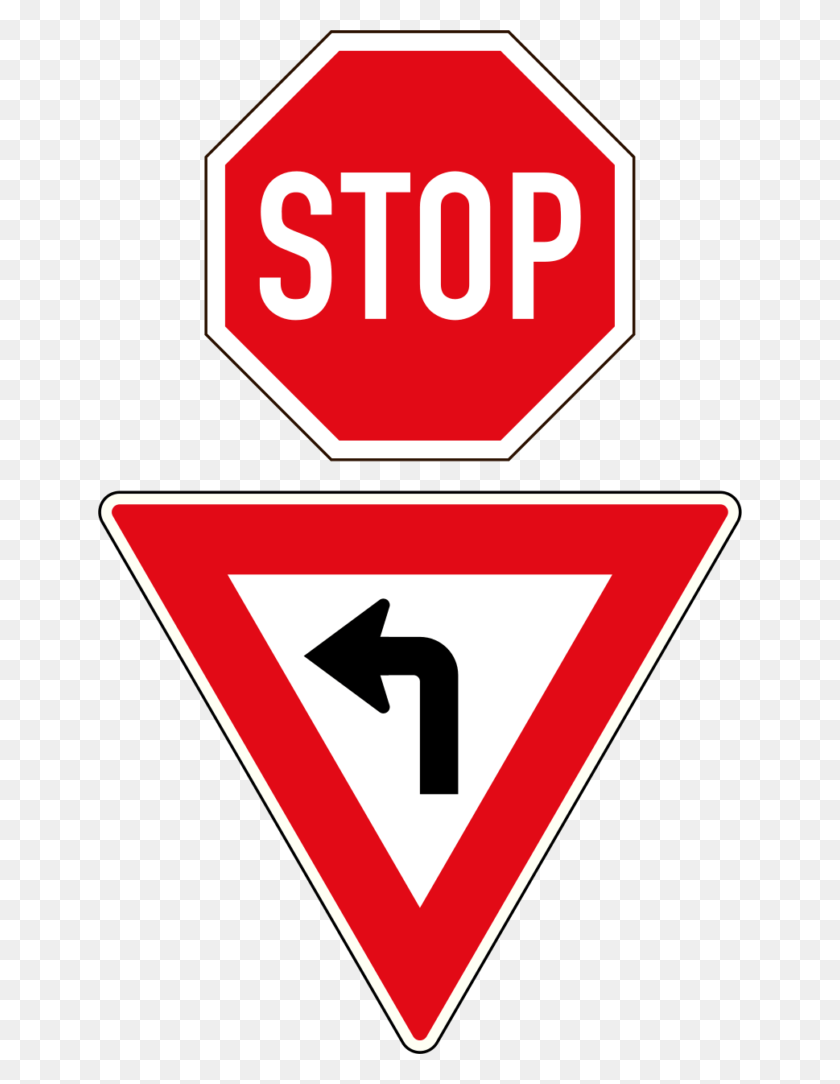 644x1024 2 Stopyield Stop Look Before Crossing, Symbol, Road Sign, Sign HD PNG Download