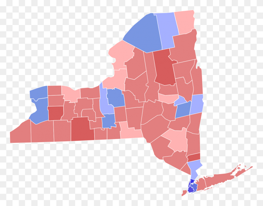 1160x891 2000 United States Senate Election In New York Nys Governor Race Map 2018, Diagram, Plot, Atlas HD PNG Download