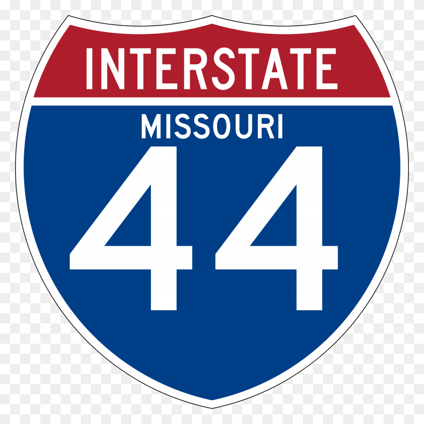 2000x2000 2000 X 2000 2 Interstate 44 Missouri Sign, Text, Number, Symbol HD PNG Download