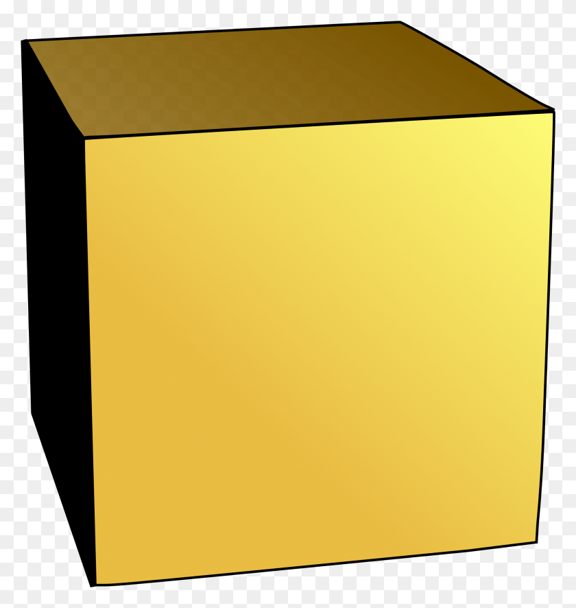 1994x2114 2000 X 2118 0 Golden Cube, Cartón, Caja, Caja Hd Png