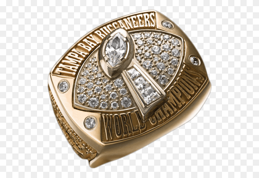 535x520 2002 Buccaneers Have Ring Tampa Bay Super Bowl Ring, Wristwatch, Buckle, Jewelry HD PNG Download