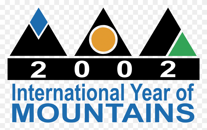 2191x1317 Логотип Международного Года Гор 2002 Международный Год Гор, Число, Символ, Текст Png Скачать