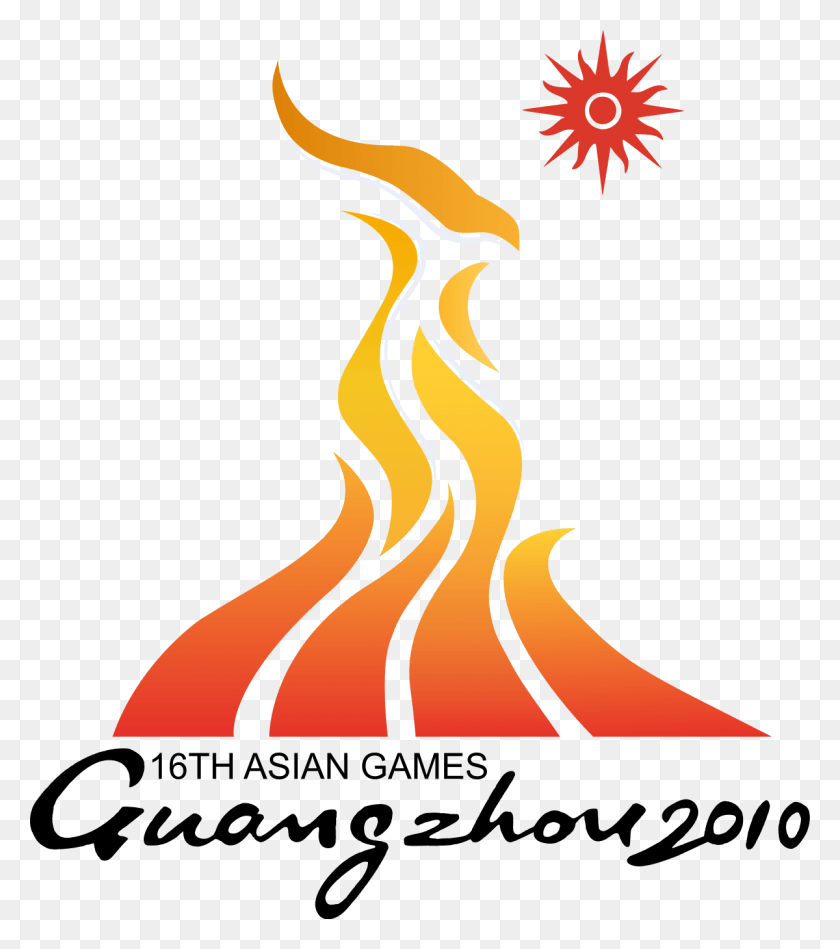 1200x1368 Азиатские Игры 2010 Азиатские Игры Гуанчжоу 2010, Огонь, Пламя, Птица Hd Png Скачать