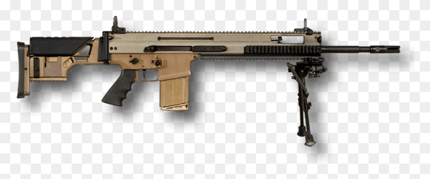 932x347 2010 Fn Scar Mk 20 Sniper Support Mk 20 Mod 0 Scar Ssr, Gun, Weapon, Weaponry HD PNG Download