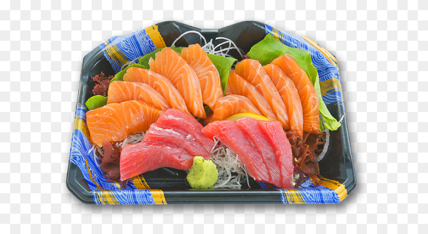 609x400 2012 08 04 Sashimi, Food, Sushi, Plant HD PNG Download