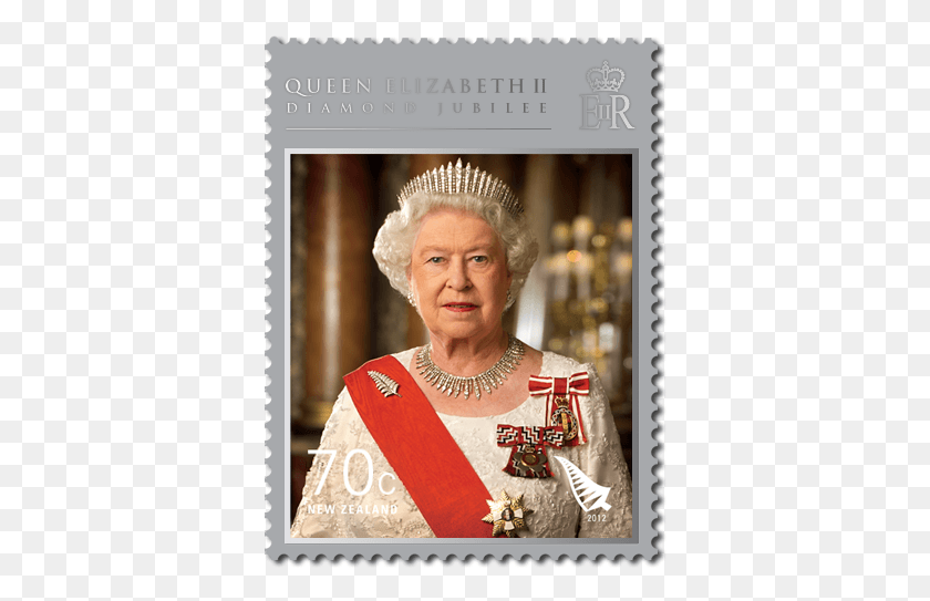 364x483 2012 Queen Elizabeth Ii Diamond Jubilee Queen Official Portrait Australia, Person, Human, Postage Stamp HD PNG Download