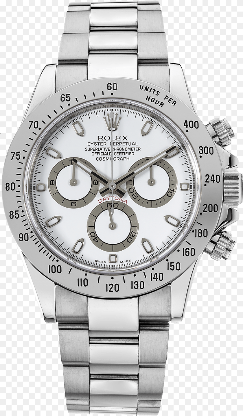 875x1499 2013 Rolex Daytona Stainless Steel, Arm, Body Part, Person, Wristwatch Clipart PNG