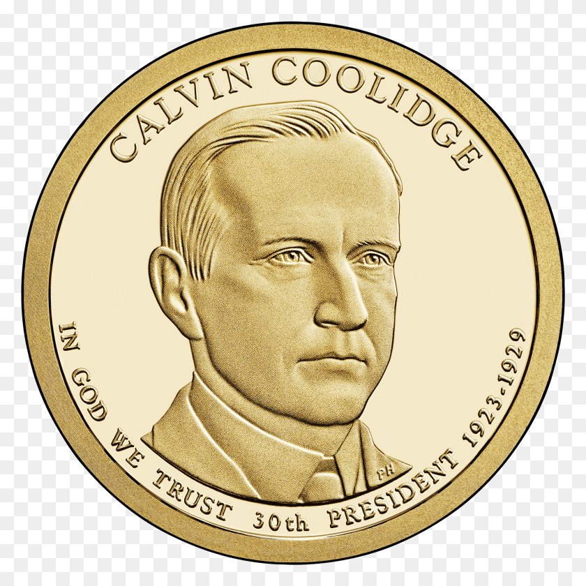 1970x1971 2014 Coolidge Coin Calvin Coolidge Coin HD PNG Download
