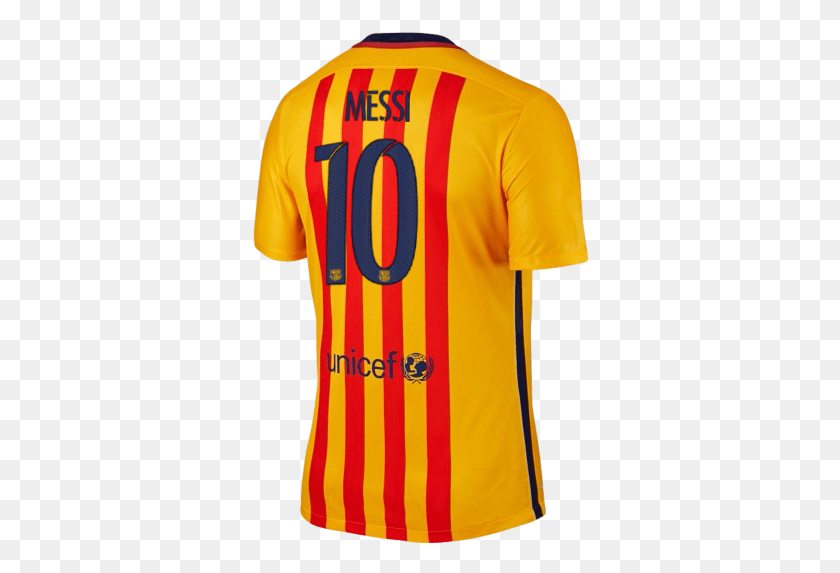 336x513 2015 16 Barcelona Away Jersey Quien Es El Numero 21 Del Barcelona, Clothing, Apparel, Shirt HD PNG Download